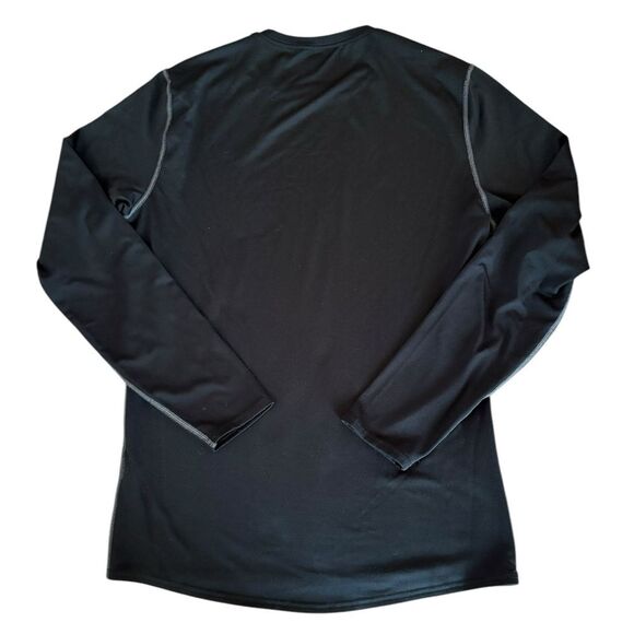 Hot Chillys Micro Elite Chamois Crewneck Top Mens Size Small Black Base Layer - Picture 2 of 6